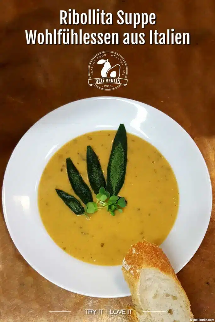 Ribollita ist eine herzhafte und einfach zu kochende Bohnensuppe