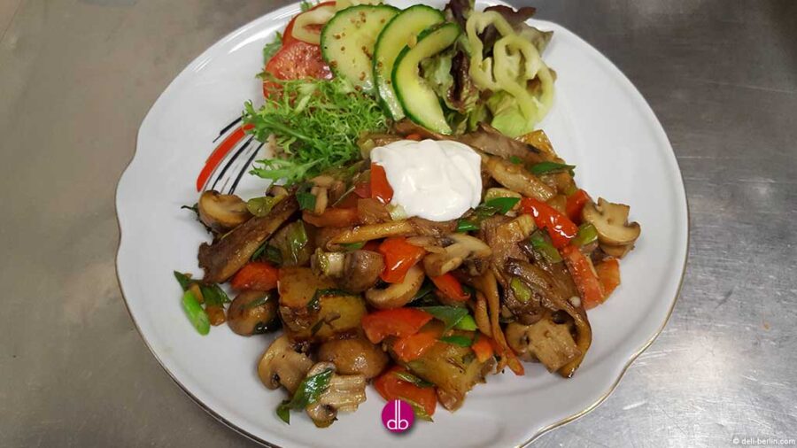 Pilzpfanne mit milder Aioli