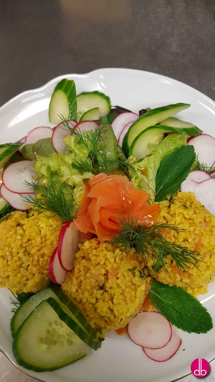 Ingwer-Lachs-Tabouleh