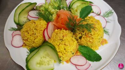 Ingwer-Lachs-Tabouleh