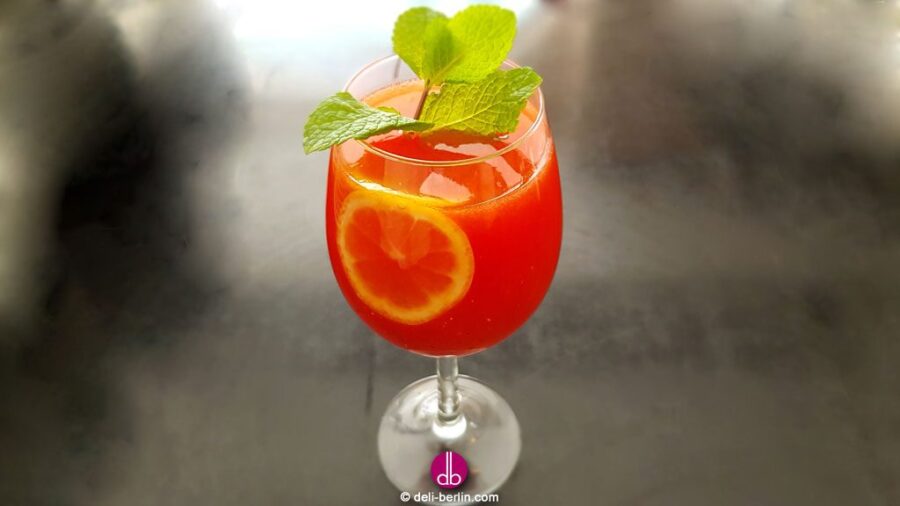 Melonen-Minz-Limonade selbstgemacht