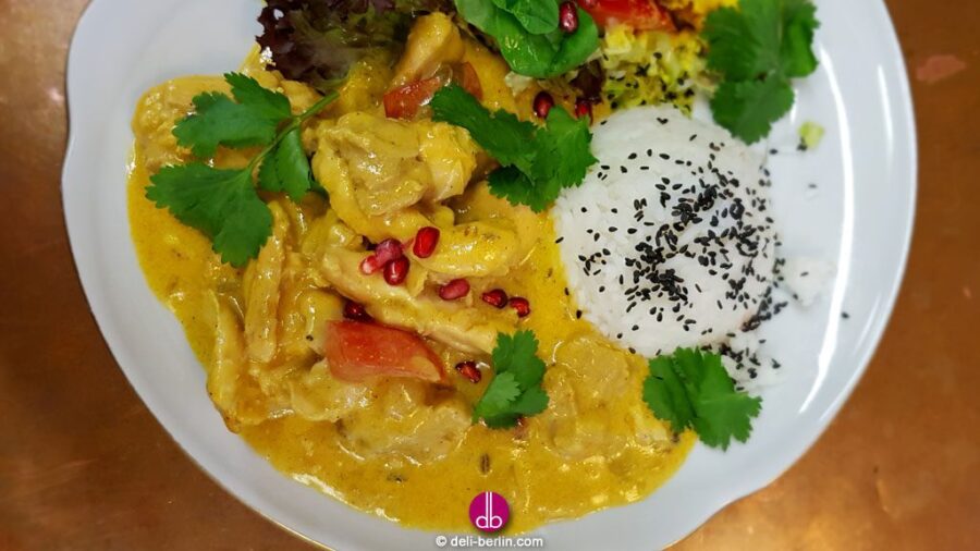 einfaches leckeres Tandoori-Chicken-Curry