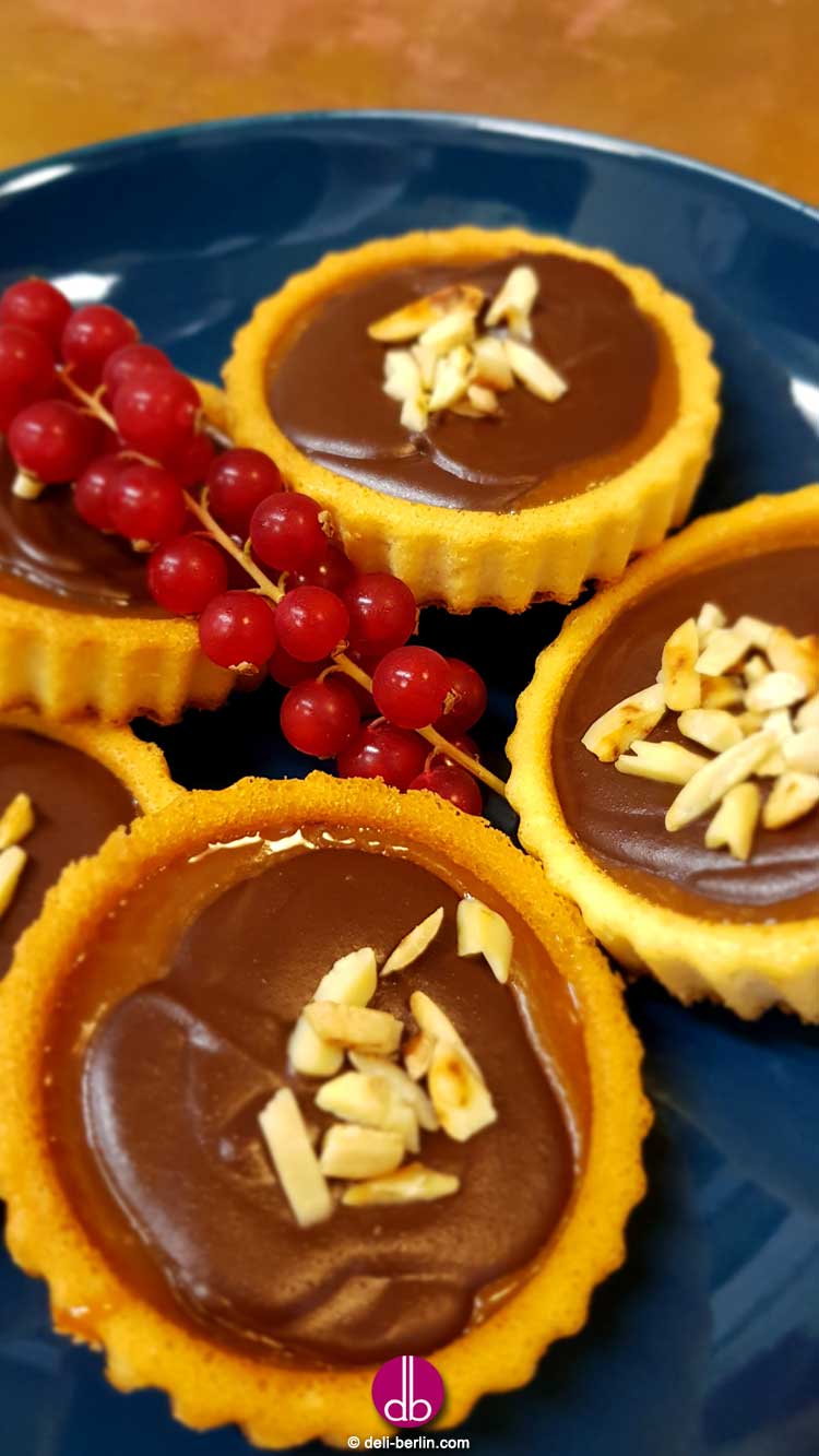 Karamell-Schoko-Tartelettes