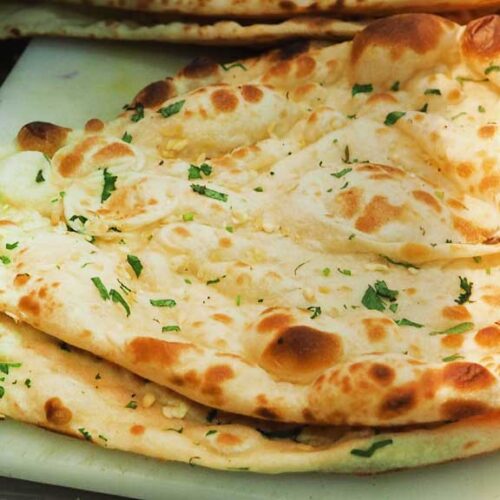 Naan-Brot glutenfrei, vegan, fluffig und weich