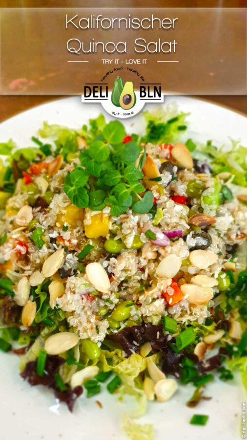 veganer Kalifornischer Quinoa-Salat