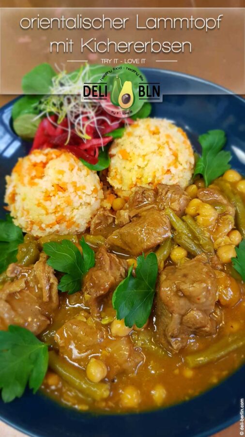 Rezept: orientalischer Lammtopf mit Kichererbsen & duftenden Gewürzen