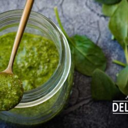Limetten-Basilikum-Minz-Pesto