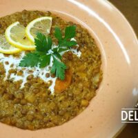 Rezept: vegane Linsen-Quinoa-Suppe mit Curry und Kokosmilch