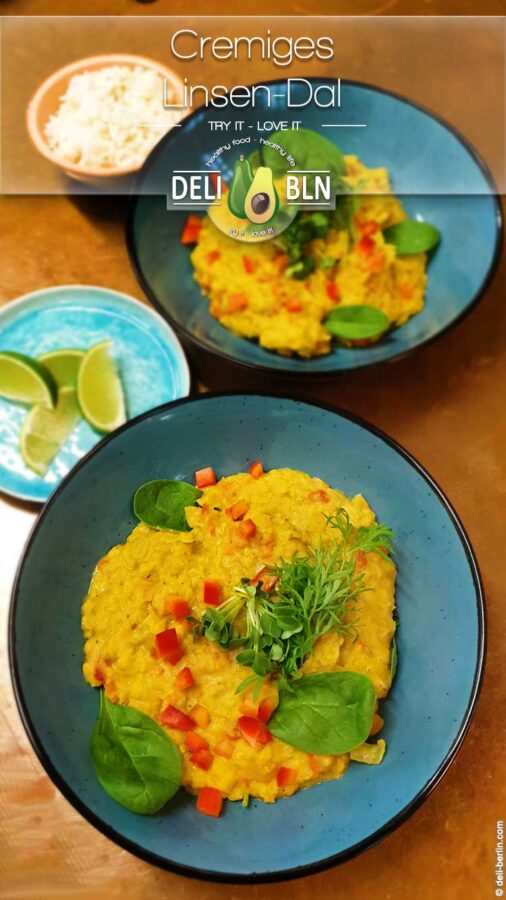 Cremiges Gelbes-Linsen-Dal - vegan & glutenfrei