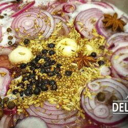 eingelegte rote Zwiebeln - ein schnelles und einfaches Rezept