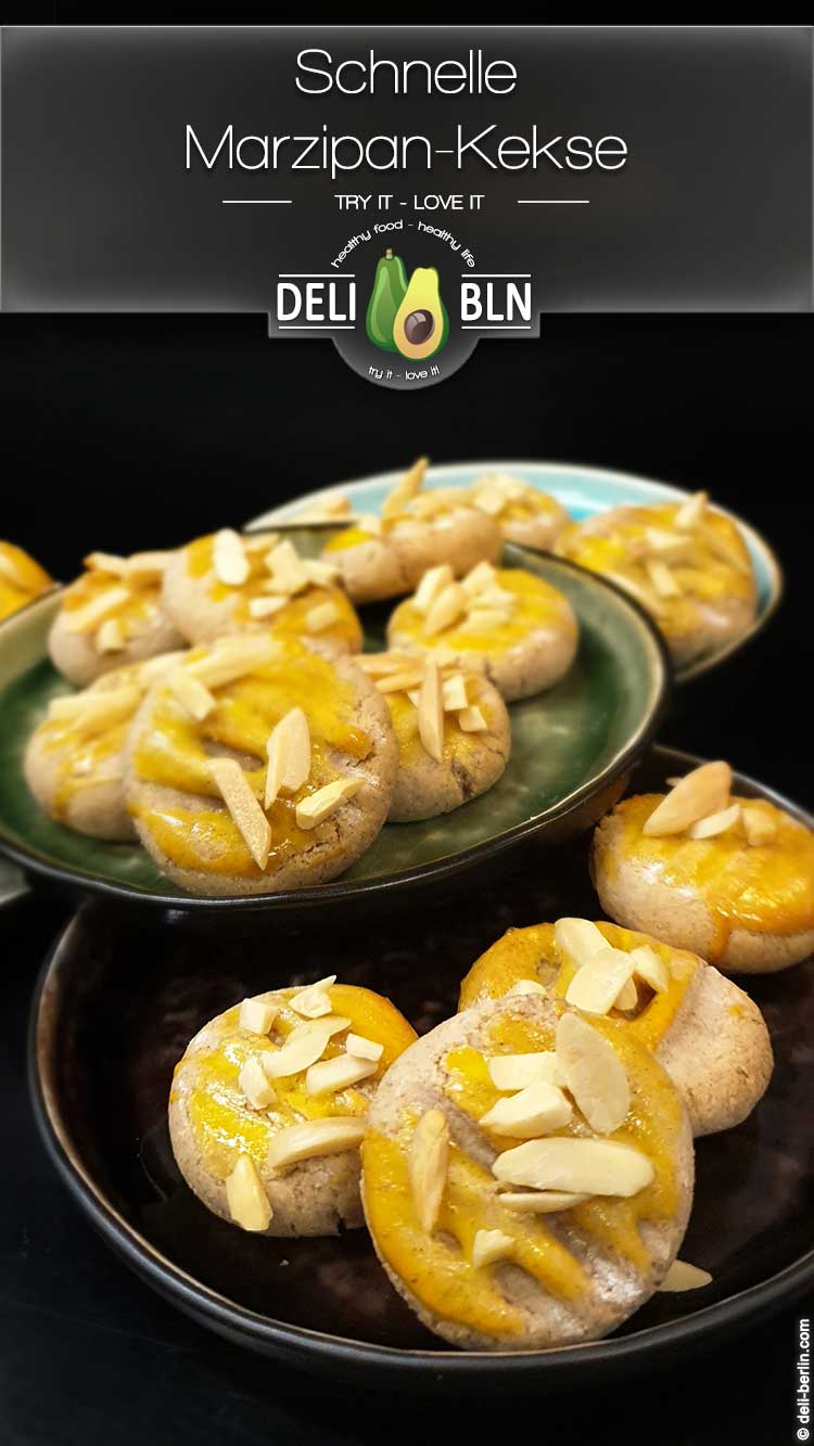 schnell gemachte Marzipan-Cookies