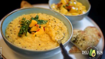 indisches Khichadi – veganes Reis-Linsen-Porridge