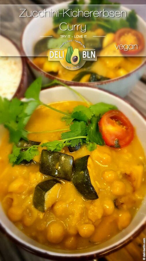 Ayurveda Kichererbsen-Zucchini-Curry - vegan