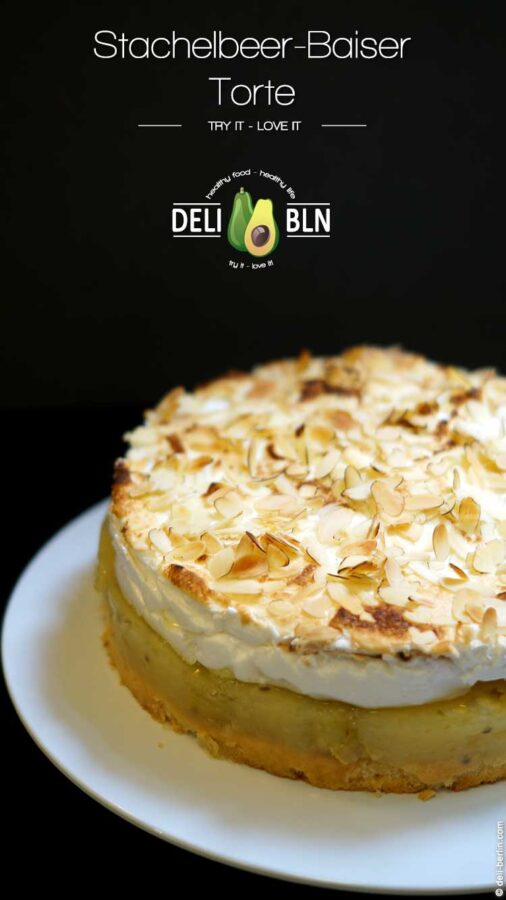 Stachelbeer Baiser Torte