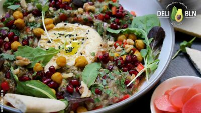 original Baba Ganoush Rezept - orientalischer Aubergienensalat