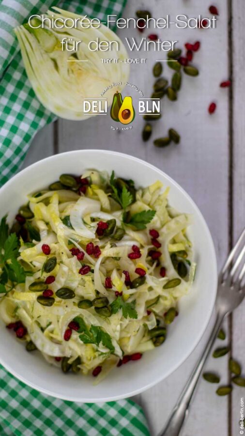 Der verlockende Chicorée-Fenchel-Salat mit Mandarinen-Vinaigrette