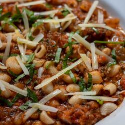 Pasta e ceci – Pasta mit Kichererbsen