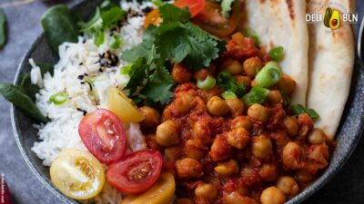 authentisches Chana Masala vegan