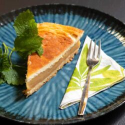 Apfelmus-Kuchen mit Schmand