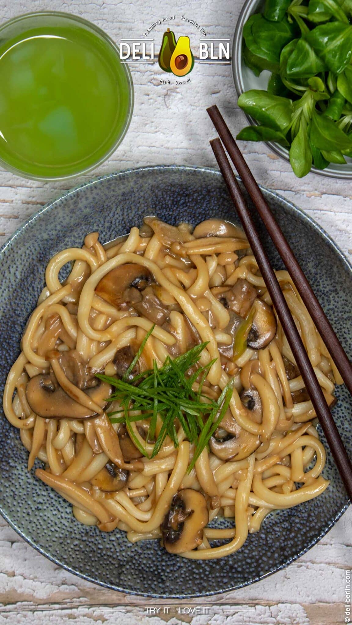 Cremige & vegane Pilz-Udon