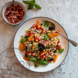 sommerlicher Reissalat nach italienischer Art