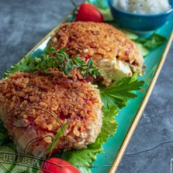 Knusprige Panierte Paprika mit Feta-Füllung