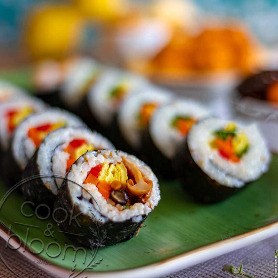 Veganes Gimbap – Koreanisches Sushi einfach selbst gemacht